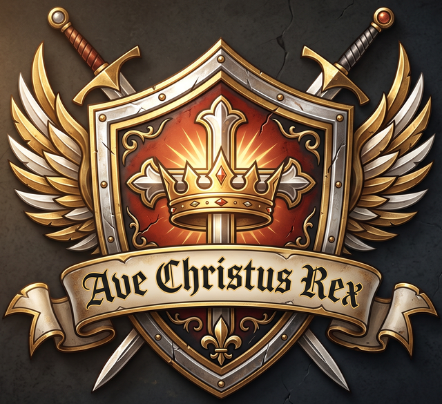 Blason Ave Christus Rex
